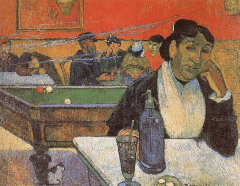 Paul Gauguin Night Cafe in Arles Sweden oil painting art